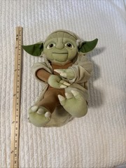Star Wars Yoda With Robe Green Tan Plush Stuffed Animal Lucasfilm 18″