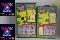 DR. SUESS CINDY LOU WHO w/ Max the Dog & Santa Grinch Pose N Play Pals NIB 2000