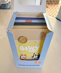 Bluey 2026 $2 Coin in Card with Privy Mark/ Stamp & Pin Cover – Pick Your Own