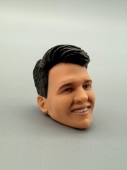 JASON smiling head sculpt Power Rangers MMPR Lightning from SDCC 2-Pack gold red
