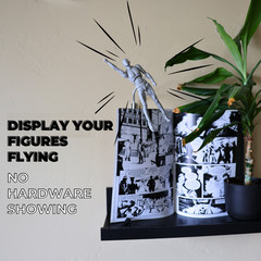 Action Figure Stand Wall Display | Flying Action Figure Display | Adjustable Arm