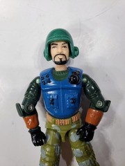 Tan AWE Striker 25th Anniversary G.I. Joe With Kitbash Driver