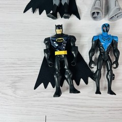 Batman Brave Bold Figure Lot JLU Blue Flash Green Man Bat Cyborg Superman Toy DC
