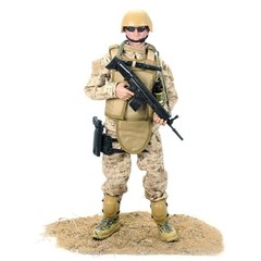 12″ Realistic Soldier Action Figure Model Set with Weapons & Accessories – Milit