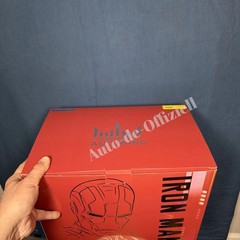 Autoking Iron Man MK5 Helmet Electronic Voice Activated Open&Close Gold Mask NEW