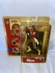 RARE McFarlane NFL Series 5 Jerry Rice SF 49ers True Chase Variant Gold Belt