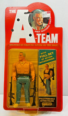 1983 GALOOB THE A-TEAM JOHN “HANNIBAL” SMITH FIGURE IN PACKAGE GEORGE PEPPARD