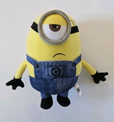 2019 10″ Stuart & 2010 7″ Bob The Minion Despicable Me Stuffed Plush Toy Factory