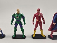 DC Comics Justice League Deluxe Mini Figz Series 1 Complete Set of 9 Figures