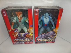 MEZCO THUNDERCATS MEGA SCALE 14 IN 5 FIGURES LION-O, PANTHRO, CHEETARA,TYGRA NEW