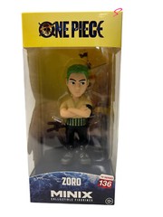 Minix One Piece Roronoa Zoro Collectible Figure TV Series #136 Netflix 12cm