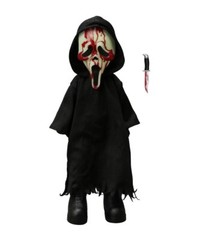 Mezco Living Dead Doll: Scream Bloody Glow-in-The-Dark Ghostface, 10″