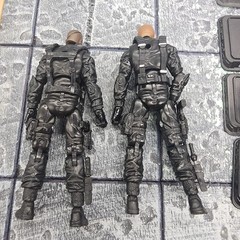 GI Joe ROC 25th Dollar General Black Cobra Trooper Flint Custom Kitbash Lot .