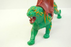 MOTU, Battle Cat, figure, Masters of the Universe, white dot, complete, He-Man