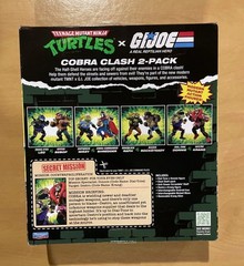 Playmates TMNT x G.I. JOE Mashup Complete Set of 4 Cobra Clash 2-Packs NEW