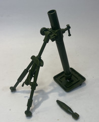 GI Joe WWII USMC M2 60mm mortar w/ shell 1/6 for 12″ figure SOTW Dragon ES