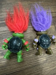 1993 Teenage Mutant Ninja Turtles Turtle Troll Figures Raphael & Donatello