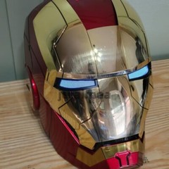 Iron Man Gold Mask Cosplay AUTOKING MK5 1:1 Helmet Wearable Voice-control New US