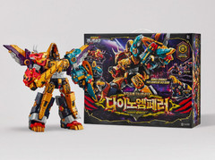 Miniforce Dinoid Warrior DINO EMPEROR 5-Robot Combine Transforming Robot Toy