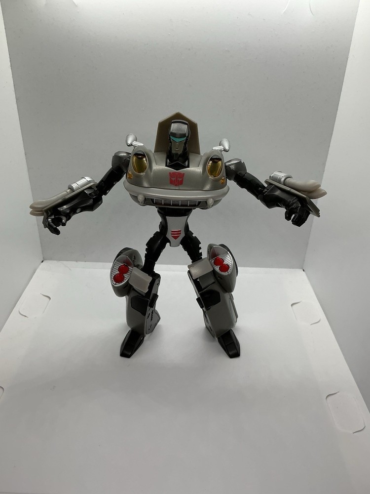 Transformers Animated Deluxe Class Freeway Jazz Complete No Box Or Instructions