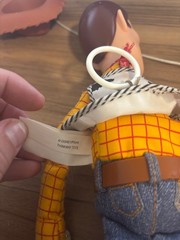 Thinkway Toy Story woody, Thinkway buzz and a pull-string Jessie doll with hat
