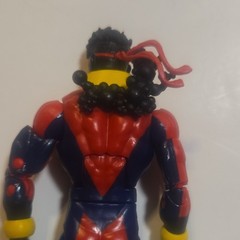 Marvel Legends X-Force Sunspot Action Figure 2020 Red Blue Yellow Black Plastic