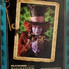 Mad Hatter Medicom Toy Real Action Heroes Disney Alice In Wonderland NIB