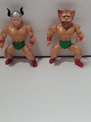 Vintage 80s Unbranded MOTU KO Bootleg Figures Lot Daton Hulka Galaxy Heroes