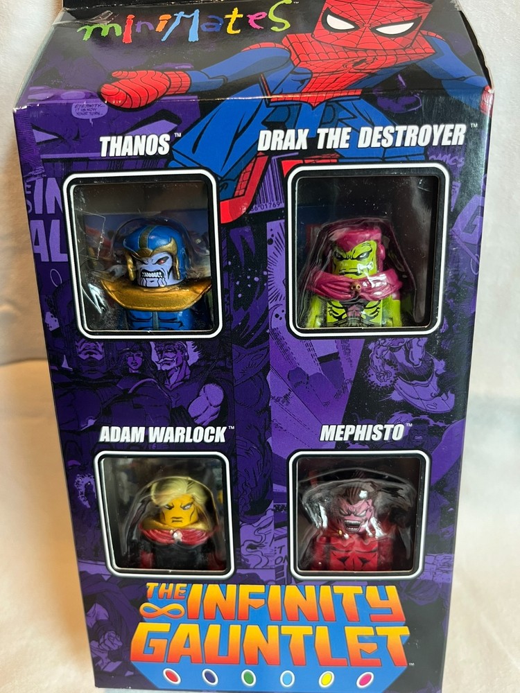 Marvel Minimates INFINITY GAUNTLET-Thanos-Drax-Adam Warlock-Mephisto Figures War