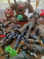 Huge Mixed Figure & Acccessoryy Lot,Skylander,Fortnite,Venom,Zombies, Plus Many