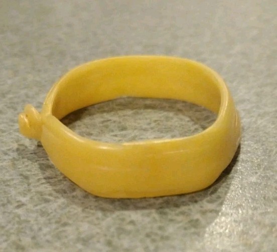 1960’s-70’s Marx Johnny West Geronimo Yellow Headband Stained all around #1