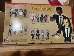 BRAND NEW! NECA 4 MINI FIG SET PULP FICTION OVERDOSE 2004 VINCE MIA JODY LANCE🔥
