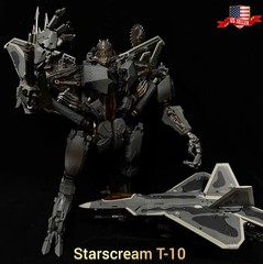 IN US _Transformation T-10 Oversized Starscream Action Figure/Collectible/Gift