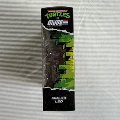 Playmates Teenage Mutant Ninja Turtles x G.I. Joe Snake Eyes x Leo Action Figure