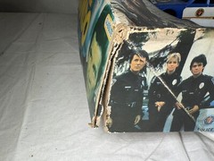 Rare Vintage 80’s Brazil Glasslite TJ Hooker william shatner toy set US Seller