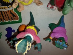 Disney Dinosaurs TV Show Figure Set Lot COMPLETE 6 SINCLAIR FAMILY 1991 HASBRO
