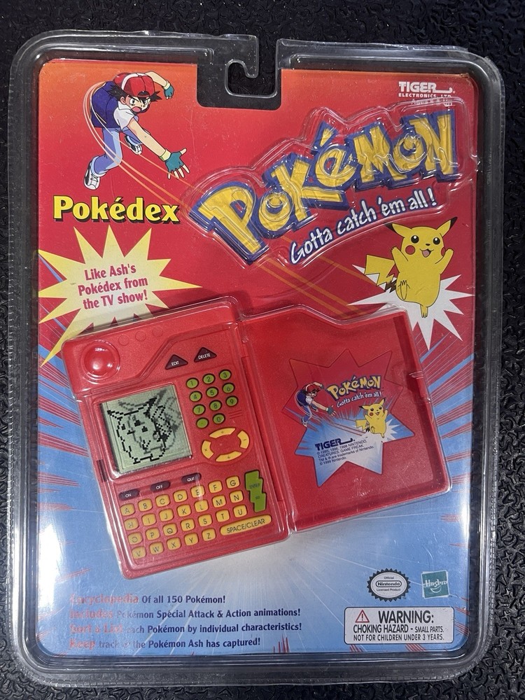 Pokemon Pokedex 1999 Tiger Electronics Original Vintage & Sealed Nintendo Hasbro