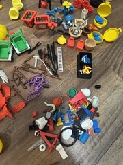 VTG Lot Play Mobile Figurines, Cowboys, Circus, Animal Figurines & Accessories