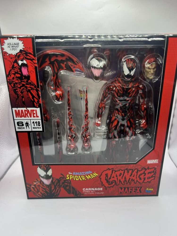 MAFEX No.118 Carnage (Comic Ver.) 2026 Reissue (US SELLER)