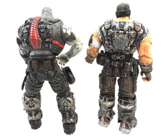 Lot (2) Gears of War 7″ Action Figures with Accessories
