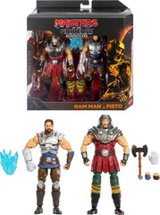 Masters of the Universe 6.5″ Action Figures – Ram Man & Fisto, Deluxe Articulati