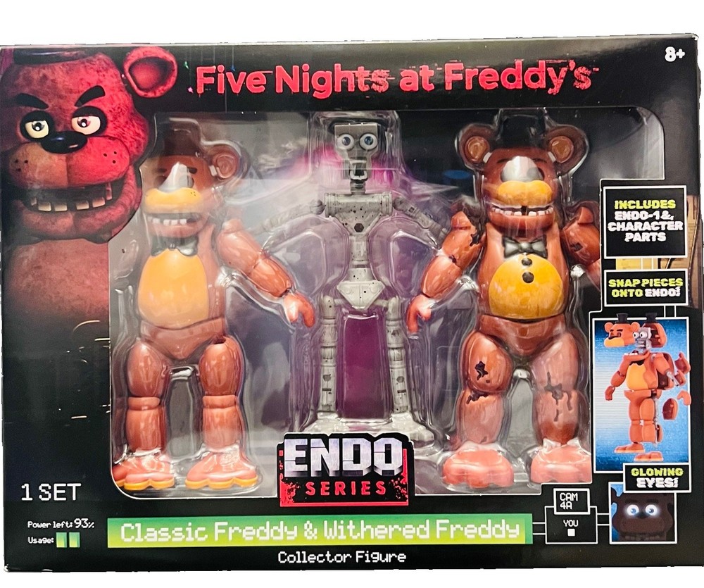 Five Nights At Freddy’s Endo Series Classic & Withered Freddy Collector Figure