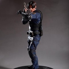 Biohazard Game Statue Valentine Leon Scott Kennedy PVC Action Figures