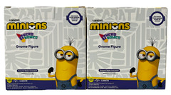 Set of 2 Illuminations Minions Gnome Figure 3″ Collectible Nerd Gnomes 2026 NIB