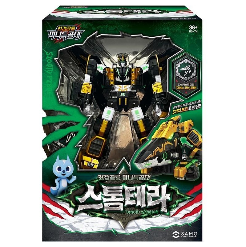 MINIFORCE DINOID WARRIOR STORM PTERA #05 INTEGRATION TRANSFORMER DINO ROBOT CAR