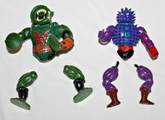 Mattel 1984 Spikor & Leech He-Man Masters of the Universe Action Figures -AS IS