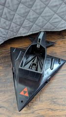 Vintage 1986 Coleco Starcom Shadow Bat Shadowbat Ship Jet Transforming Function