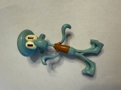2001 Spongebob Squarepants Patrick Squidward Bendable Figures Viacom READ