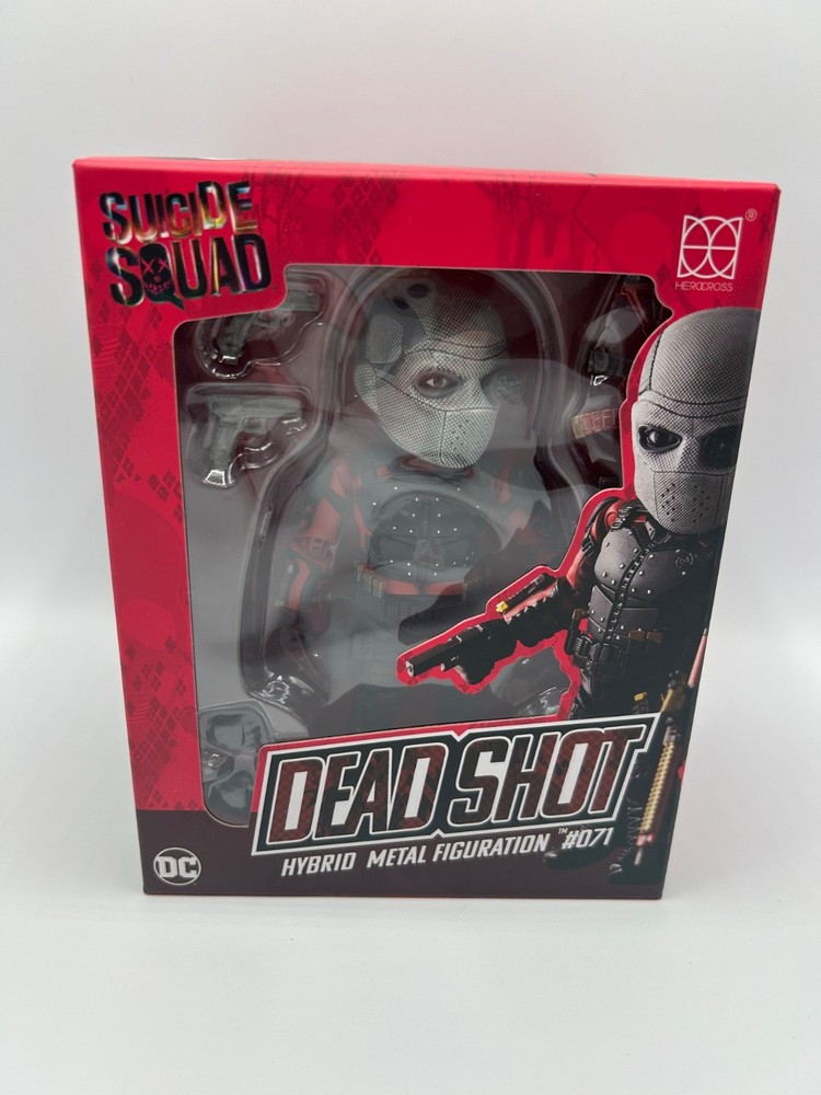 Herocross Suicide Squad Dead Shot Hybrid Metal Figuration #071 DC NIB