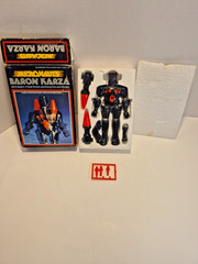 MICRONAUTS Baron Karza Complete Magnetic Action Figure with Box Mego Corp 1977